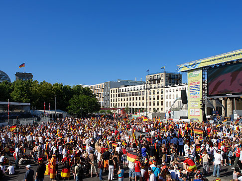 Leinwand und Fans