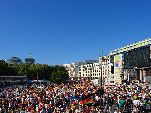 Leinwand und Fans