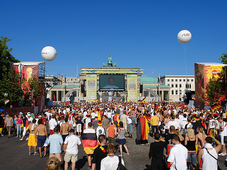 Leinwand und Fans Foto 