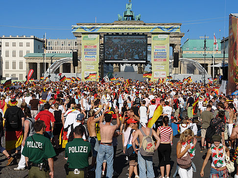 Leinwand und Fans Foto 