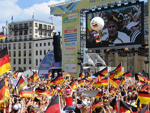 Foto Leinwand und Fans - Berlin