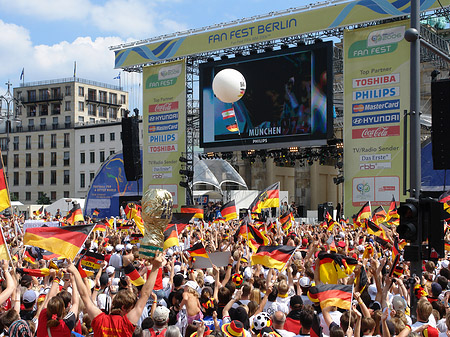 Foto Leinwand und Fans - Berlin