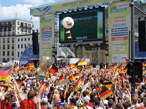 Foto Leinwand und Fans - Berlin