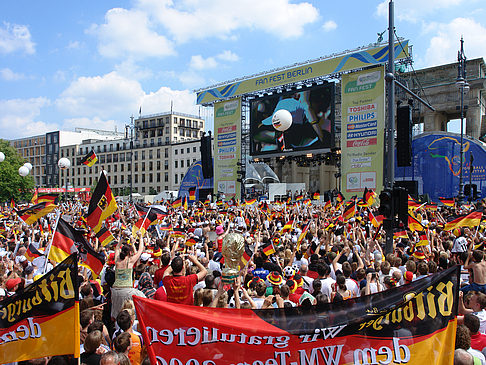 Foto Leinwand und Fans - Berlin