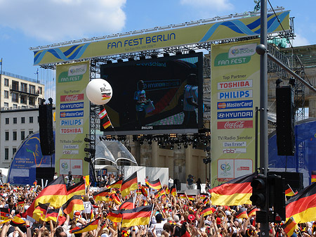 Foto Leinwand und Fans - Berlin