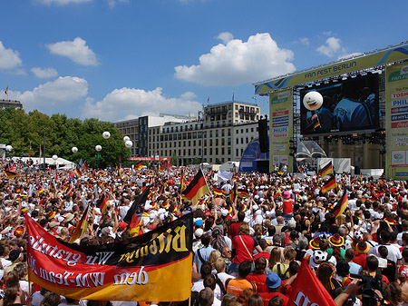 Foto Leinwand und Fans - Berlin