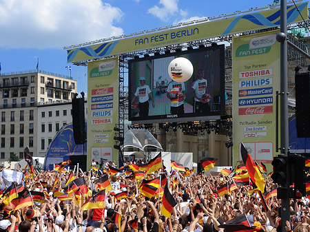 Leinwand und Fans Foto 