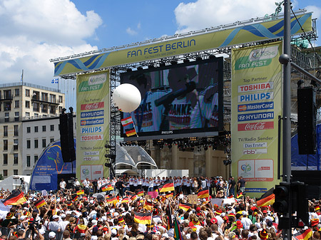 Foto Leinwand und Fans - Berlin