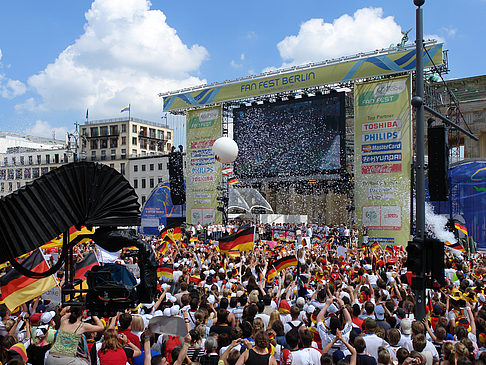 Leinwand und Fans Foto 