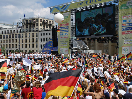 Foto Leinwand und Fans - Berlin