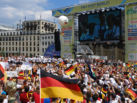 Leinwand und Fans Foto 