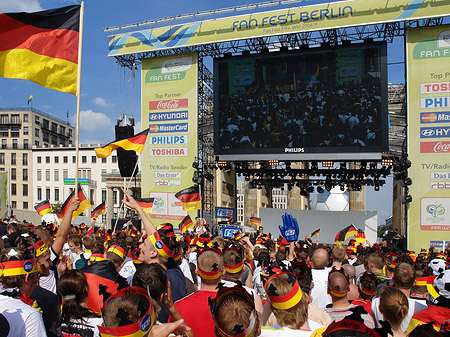 Foto Leinwand und Fans - Berlin