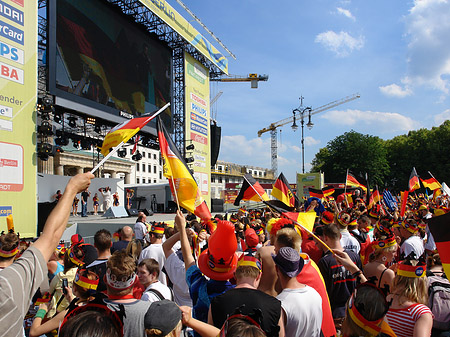 Foto Leinwand und Fans - Berlin