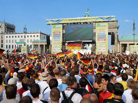 Leinwand und Fans Foto 