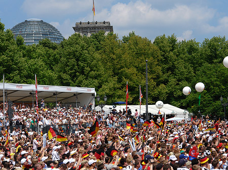 Foto Tribünen am Brandenburger Tor - Berlin