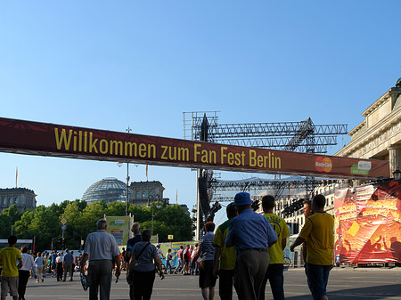 Foto Willkommen zum Fanfest in Berlin