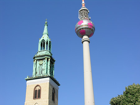 Fotos Fernsehturm und Marienkirche