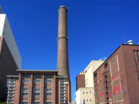 Foto Kraftwerk Charlottenburg-Schornstein