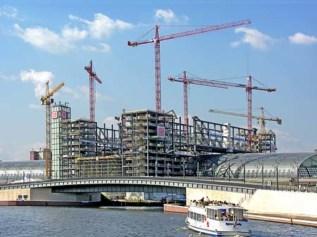 Foto Lehrter Bahnhof-Baustelle - Berlin