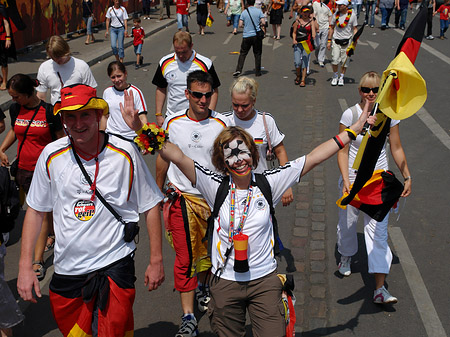 Fotos Deutsche Fans am Potsdamer Platz