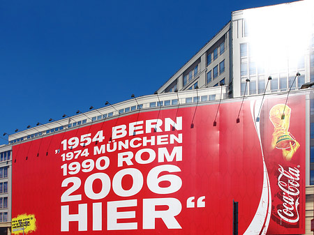 Foto Coca-Cola Werbung - Berlin