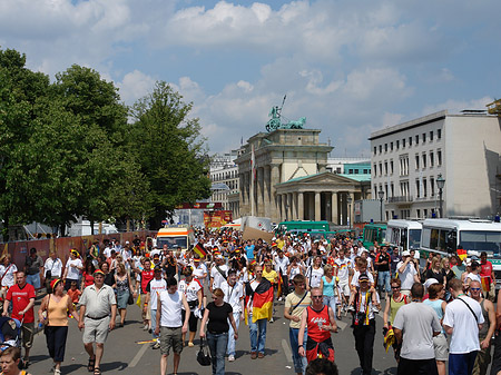 Foto Weg zur Fanmeile - Berlin