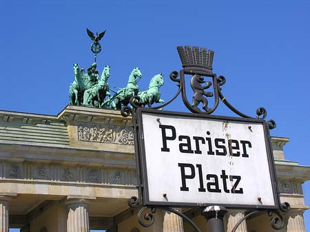 Foto Brandenburger Tor - Berlin