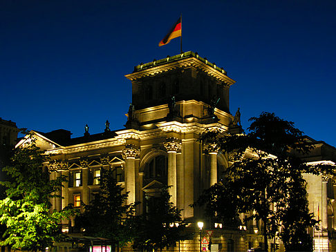 Foto Reichstag bei Nacht