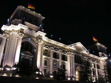 Reichstag bei Nacht Foto 