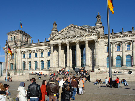 Fotos Touristen am Reichstag | Berlin