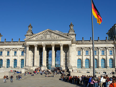 Fotos Touristen am Reichstag | Berlin