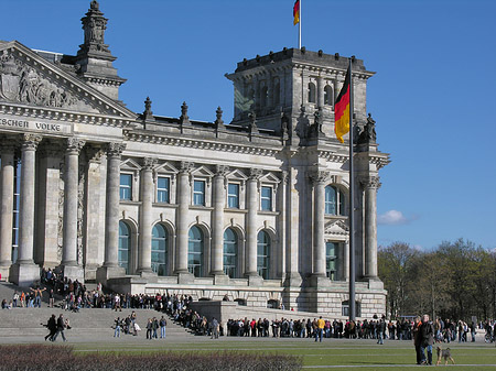 Fotos Touristen am Reichstag | Berlin