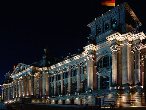 Reichstag bei Nacht Foto 