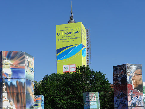 Foto Rotes Rathaus zur WM 2006 - Berlin