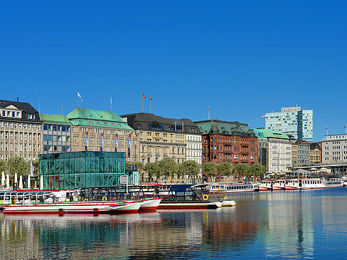 Foto Alster Pavillon und Binnenalster