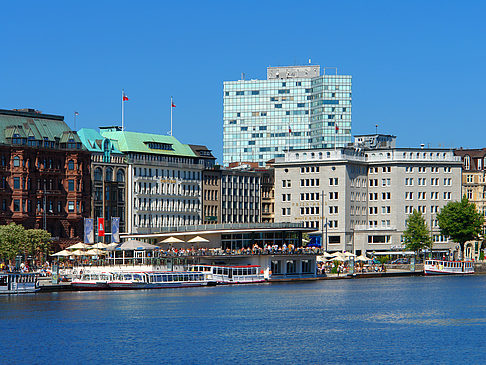 Alster Pavillon und Binnenalster Fotos