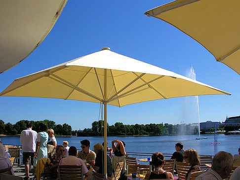 Brunchterrasse auf dem Alster Pavillon Fotos