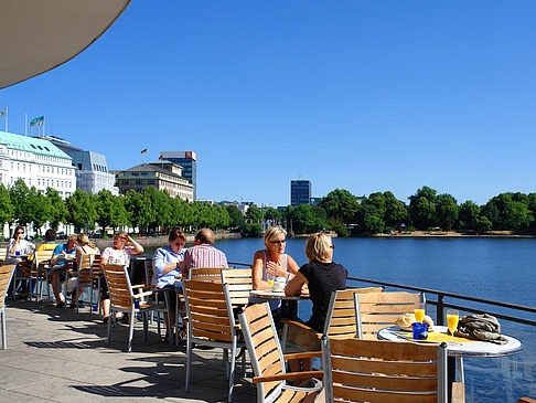 Foto Brunchterrasse auf dem Alster Pavillon