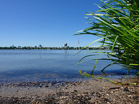 Badestrand an der Außenalster Foto 