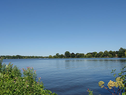 Foto Badestrand an der Außenalster