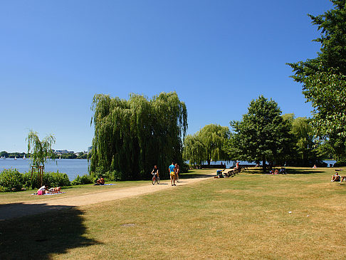 Badestrand an der Außenalster