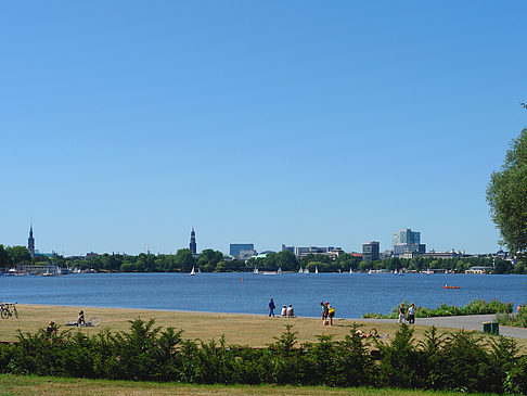 Fotos Badestrand an der Außenalster | Hamburg