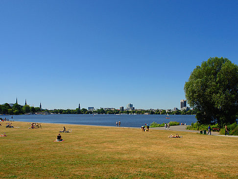 Fotos Badestrand an der Außenalster