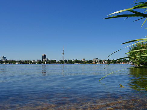 Badestrand an der Außenalster Foto 