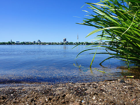 Foto Badestrand an der Außenalster - Hamburg