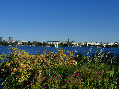 Fotos Blick nach Osten von der Außenalster