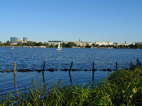 Fotos Blick nach Osten von der Außenalster | Hamburg