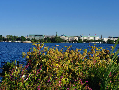 Blick nach Osten von der Außenalster