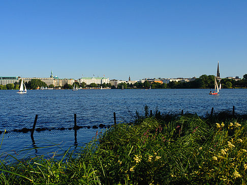 Fotos Blick nach Osten von der Außenalster | Hamburg