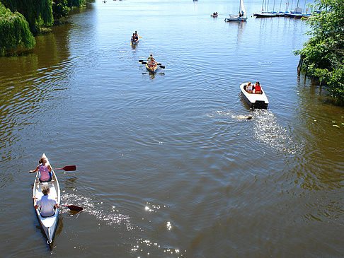 Foto Boote auf der Außenalster